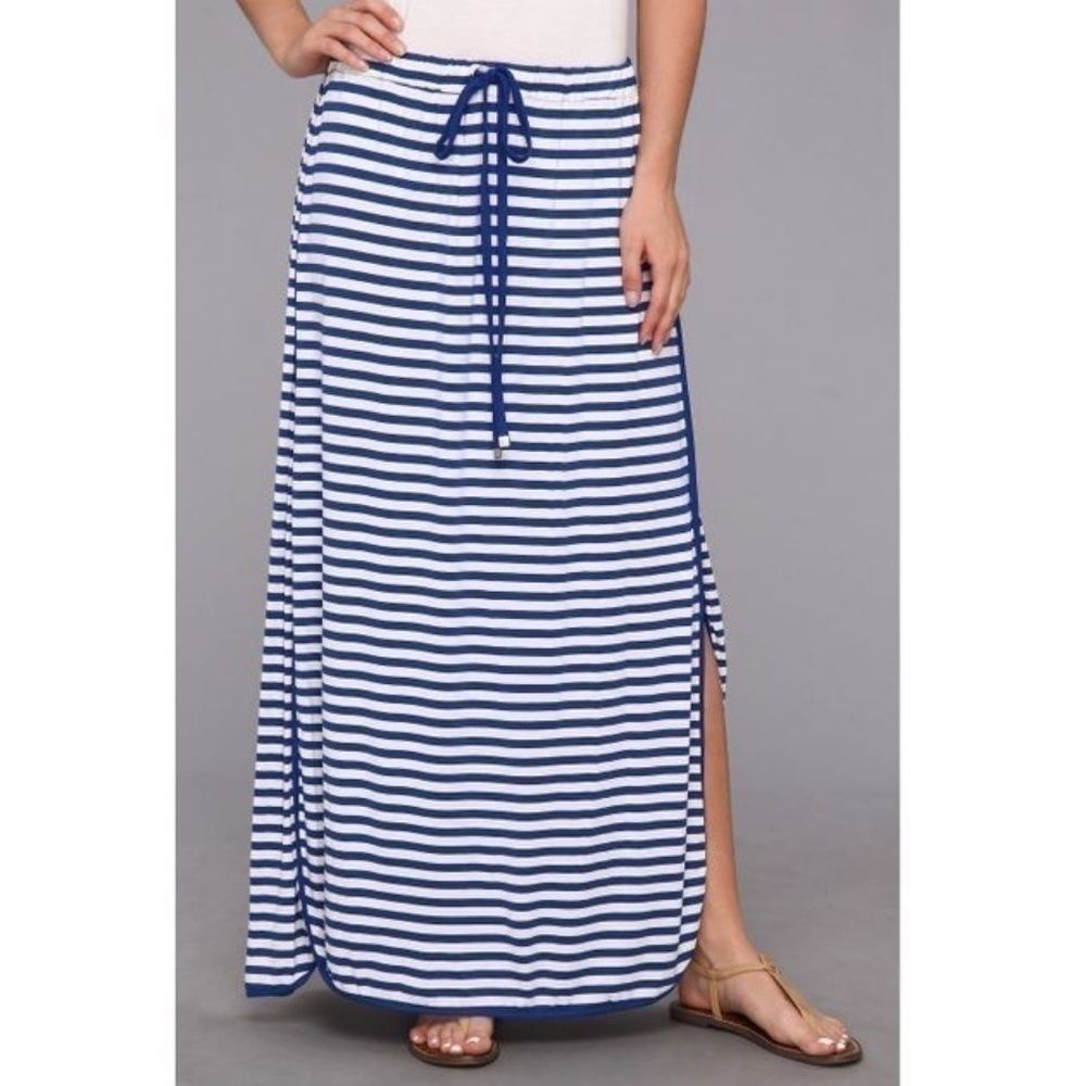 𝅺TWO by Vince Camuto stripe maxi skirt XS